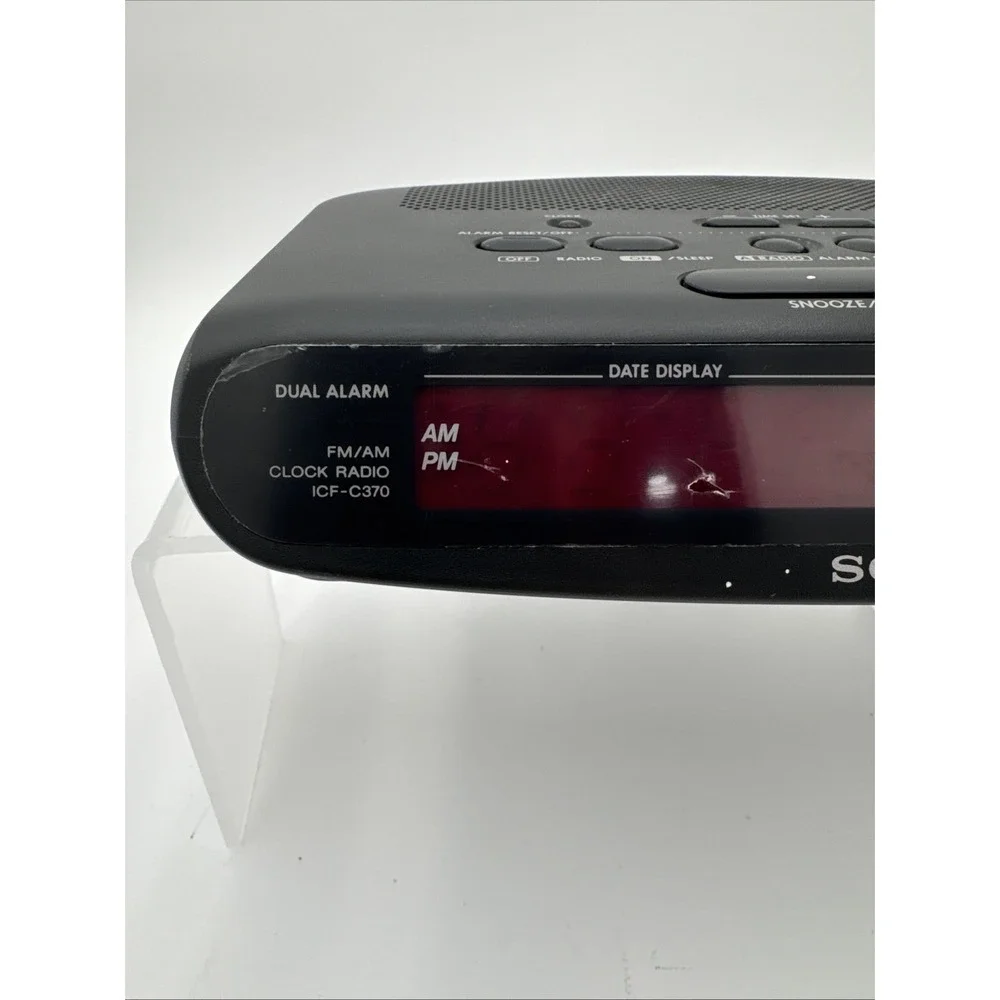 Sony Dream Machine ICF-C370 Alarm Clock-AM/FM‎ Tested Working